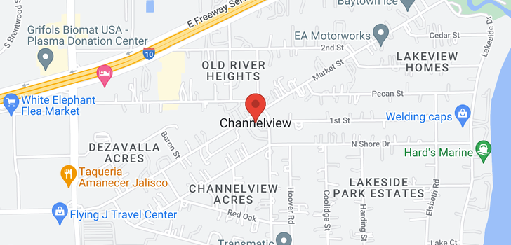 map of 743 CHANNELVIEW DRIVE